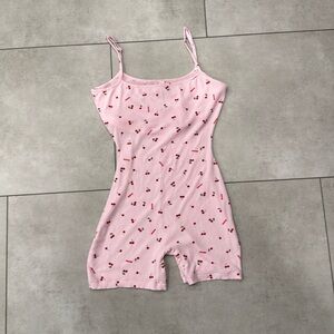 Skims cherry romper